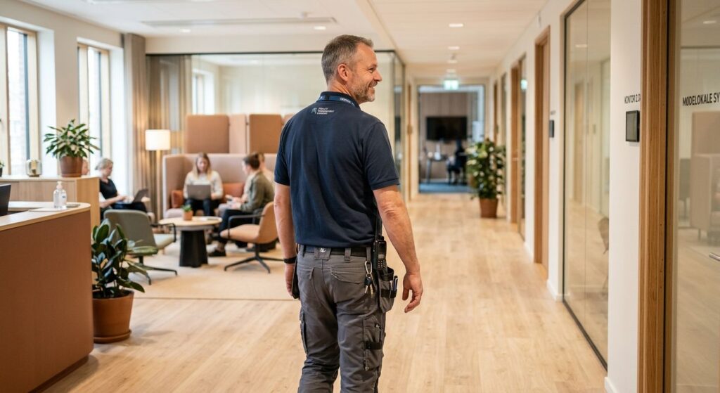 Facility Manager med overblik over drift og vedligehold via TIMESAFE - forside af timesafe.dk