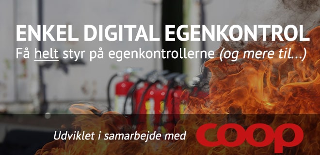 Enkel digital egenkontrol indenfor brandeftersyn og DKV